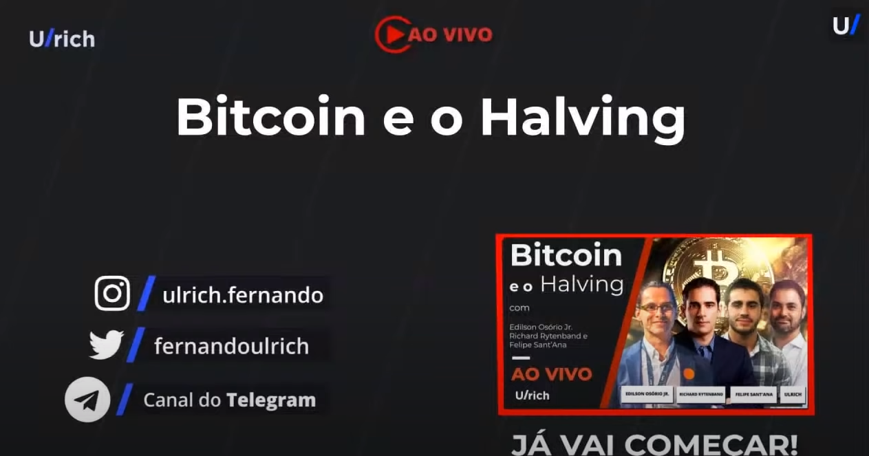 Bitcoin e o halving | com Edilson Osório Jr., Richard Rytenband e Felipe Sant'Ana