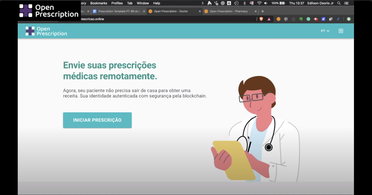 Demonstração: Prescrição Online